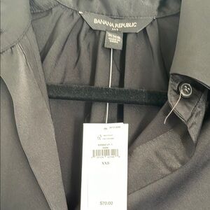 Banana Republic Charcoal Blouse